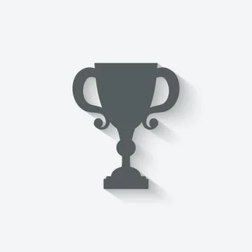 Trophy cup Stock Illustration