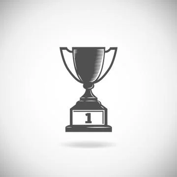 Trophy cup Stock Illustration