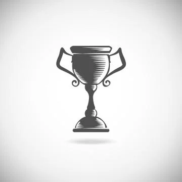 Trophy cup Stock Illustration