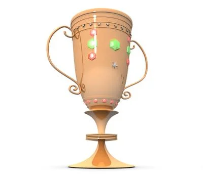 Trophy cup Stock Illustration