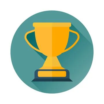 Trophy cup Stock Illustration