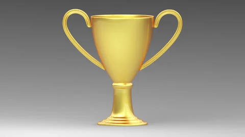 Trophy cup. Looping. Alpha channel included. Stock Footage 37066256