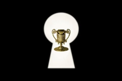Trophy cup Stock Photos