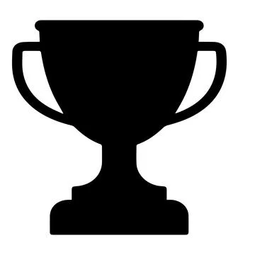 Trophy cup vector icon for achievement success reward design Stock-Illustration