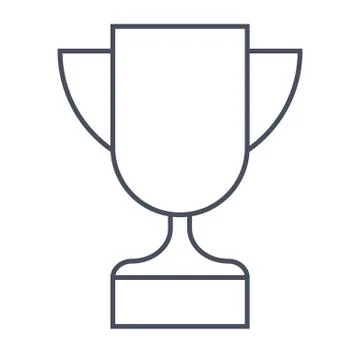 Trophy cup for winner Stock Illustration