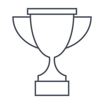 Trophy cup for winner Stock Illustration