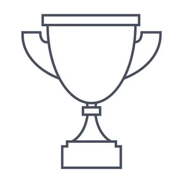 Trophy cup for winner Stock Illustration