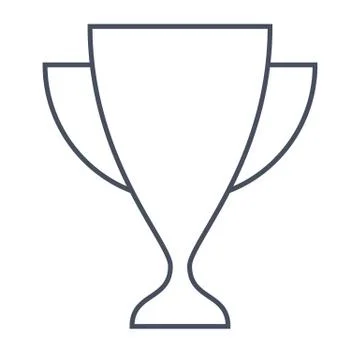 Trophy cup for winner Stock Illustration