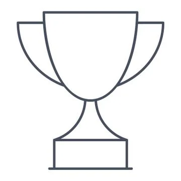 Trophy cup for winner Stock Illustration