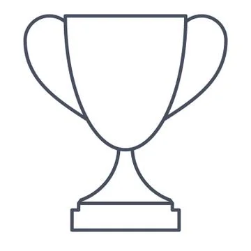 Trophy cup for winner Stock Illustration
