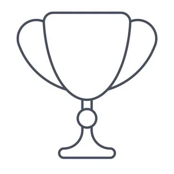 Trophy cup for winner Stock Illustration