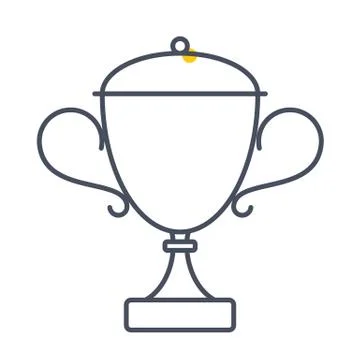 Trophy cup for winner Stock Illustration