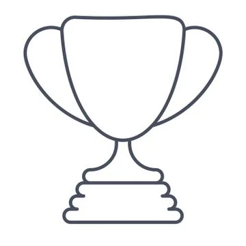 Trophy cup for winner Stock Illustration