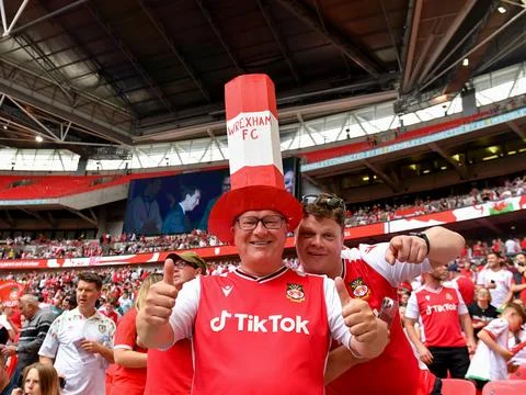 Trophy Final: Bromley 1 Wrexham 0 Stock Photos