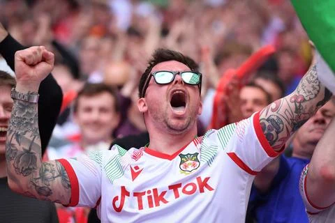 Trophy Final: Bromley 1 Wrexham 0 Stock Photos
