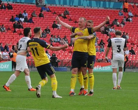 Trophy Final Gateshead 2* Solihull 2 (pens 5-4) Stock Photos