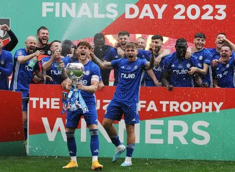 Trophy Final: Halifax 1 Gateshead 0 Stock Photos