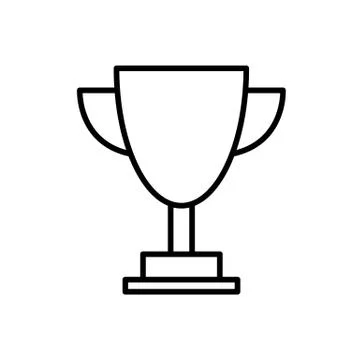 Trophy icon. black trophy cup icon vector Stock Illustration