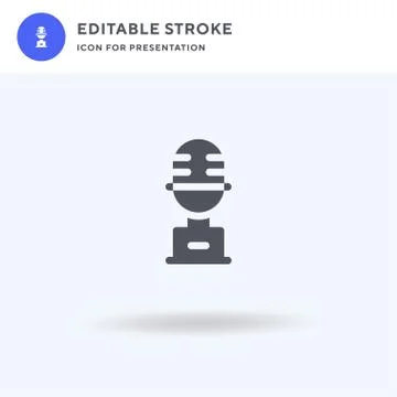 Trophy icon vector, filled flat sign, solid pictogram isolated on white, logo 스톡 일러스트