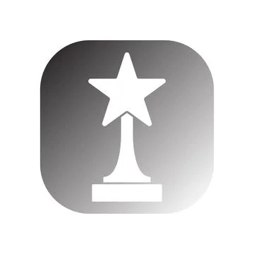 Trophy icon vector Stock Illustration
