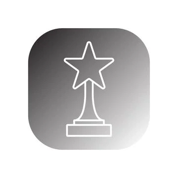 Trophy icon vector Stock Illustration