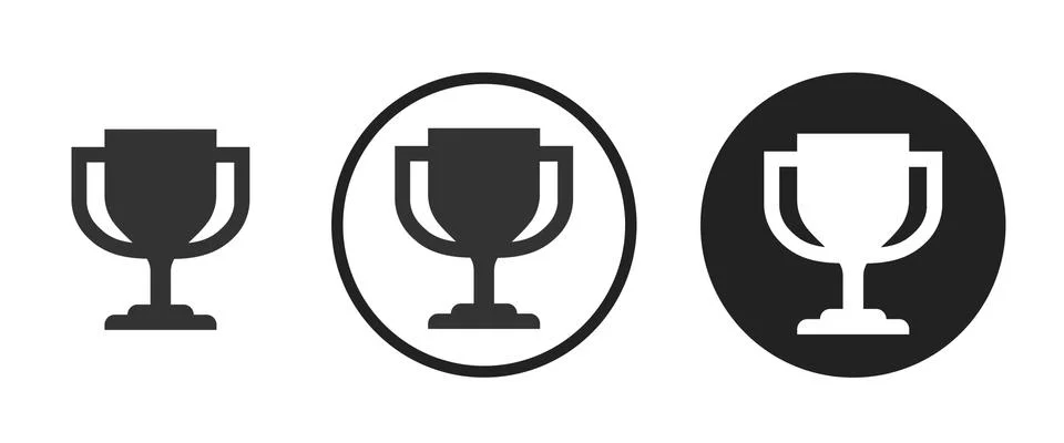 Trophy icon . web icon set .vector illustration Stock Illustration