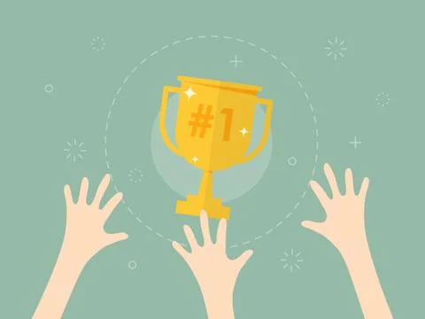 Trophy Illustrazione stock