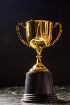 Trophy replica isolated Stock Photos