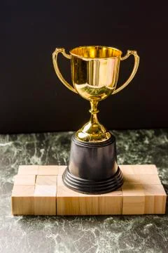 Trophy replica isolated Stock Photos