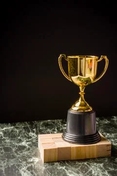 Trophy replica isolated Stock Photos