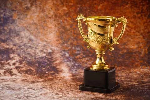 Trophy replica isolated Stock Photos