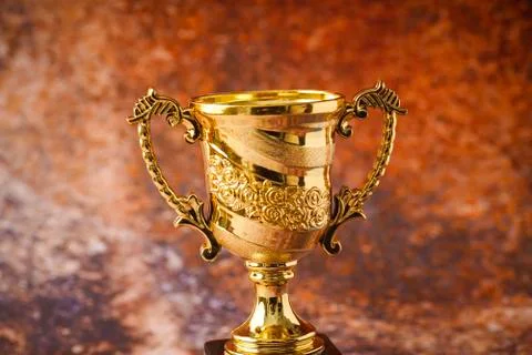 Trophy replica isolated Stock Photos