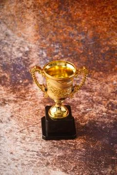 Trophy replica isolated Stock Photos