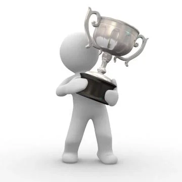 Trophy silver Stock Illustration