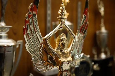 Trophy with trophy background Foto stock