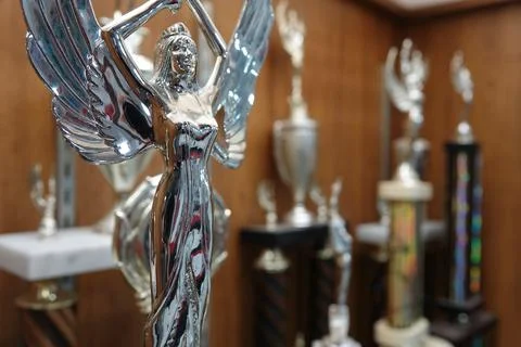 Trophy with trophy background Foto stock