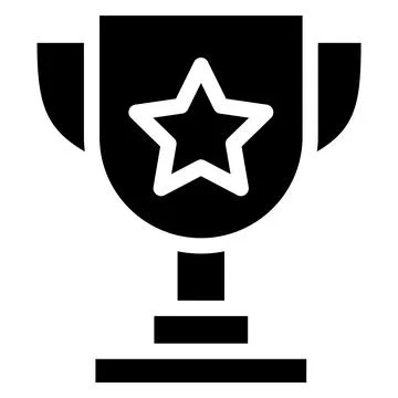 Trophy Vector Icon Design Illustration Stock Illustration