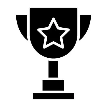 Trophy Vector Icon Design Illustration Stock Illustration