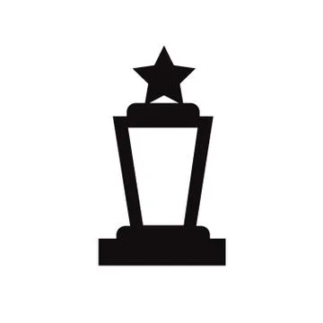 Trophy vector icon Stock Illustration