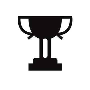 Trophy vector icon Stock Illustration