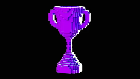 Trophy winner turntable Stock Footage 158791523