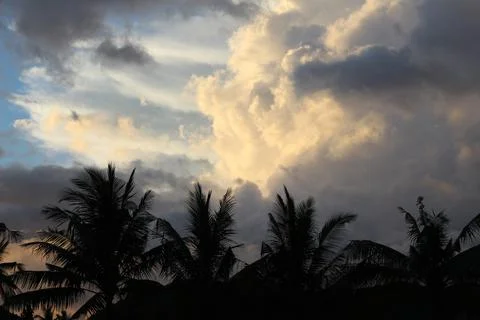 Tropic Clouds Stock Photos