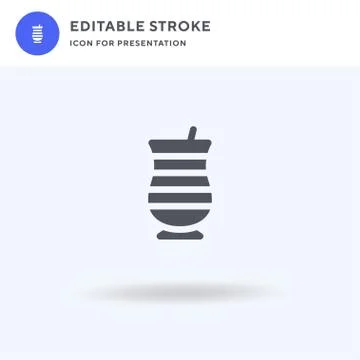 Tropic icon vector, filled flat sign, solid pictogram isolated on white, logo Stock Illustration