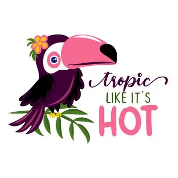 Tropic like it's hot Stock Illustration