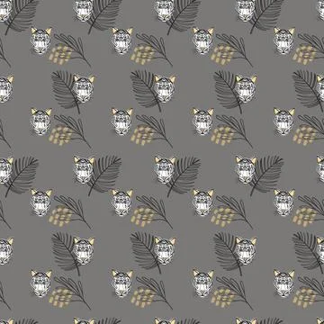 Tropic pattern Stock Illustration