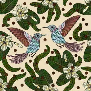 Tropic vector illustration Illustrazione stock