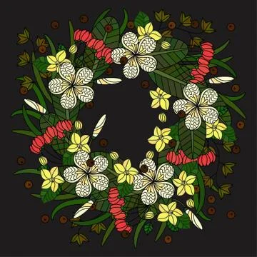 Tropic vector illustration Stock Illustration