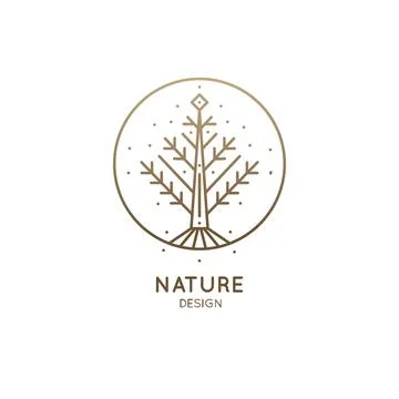 Tropical abstract tree Stock Illustration