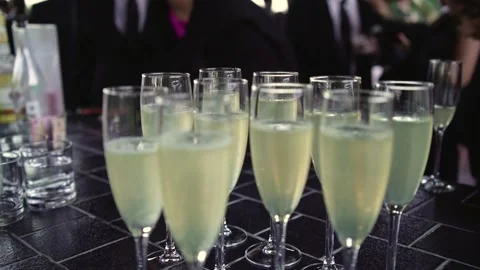 Tropical alcoholic drinks Video stock 191289764