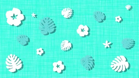 Tropical animated background Vídeo Stock 311904222